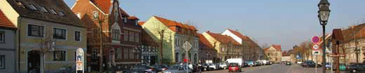 Der Marktplatz von Schoenewalde 